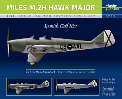 Miles M.2H Hawk Major 'Spanyol polgÃ¡rhÃ¡borÃº'