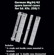 German Mg34/42 tartalékhordó tároló az Sd. Kfz. 250/1-hez - 3.