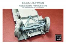 Sd.Kfz.250 (Alte) Adjustable frontal axle for Takom kit - 1.