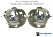 B-17G Bombardier position & Chin turret upgrade for HK Model - 10.
