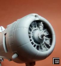 SBD-2/3 Dauntless engine & cowling set for Flyhawk kit - 2.