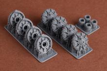 B-17G/Mk.III engine set for Airfix kit - 4.