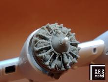B-17G/Mk.III engine set for Airfix kit - 8.