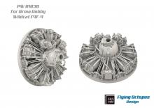 F4F-4 Wildcat engine & exhaust set for Arma Hobby kit - 6.